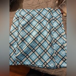 Blue Plaid Women's Skirt